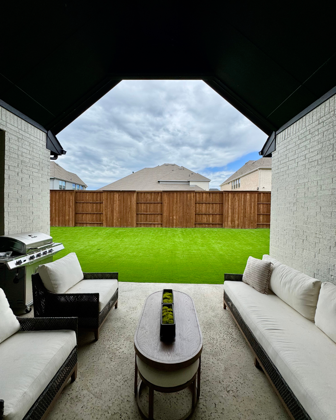 Backyard Turf Installation for Kid-Friendly Play Area in Prosper, TX