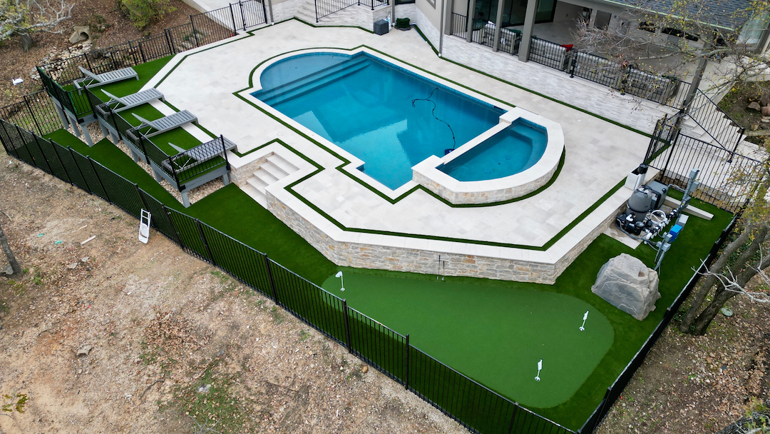 Luxury Artificial Turf and Custom Putting Greens Installation in Highland Village, TX