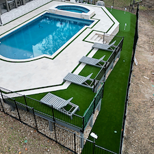 Luxury-Artificial-Turf-and-Custom-Putting-Greens-Installation-in-Highland-Village-TX 2